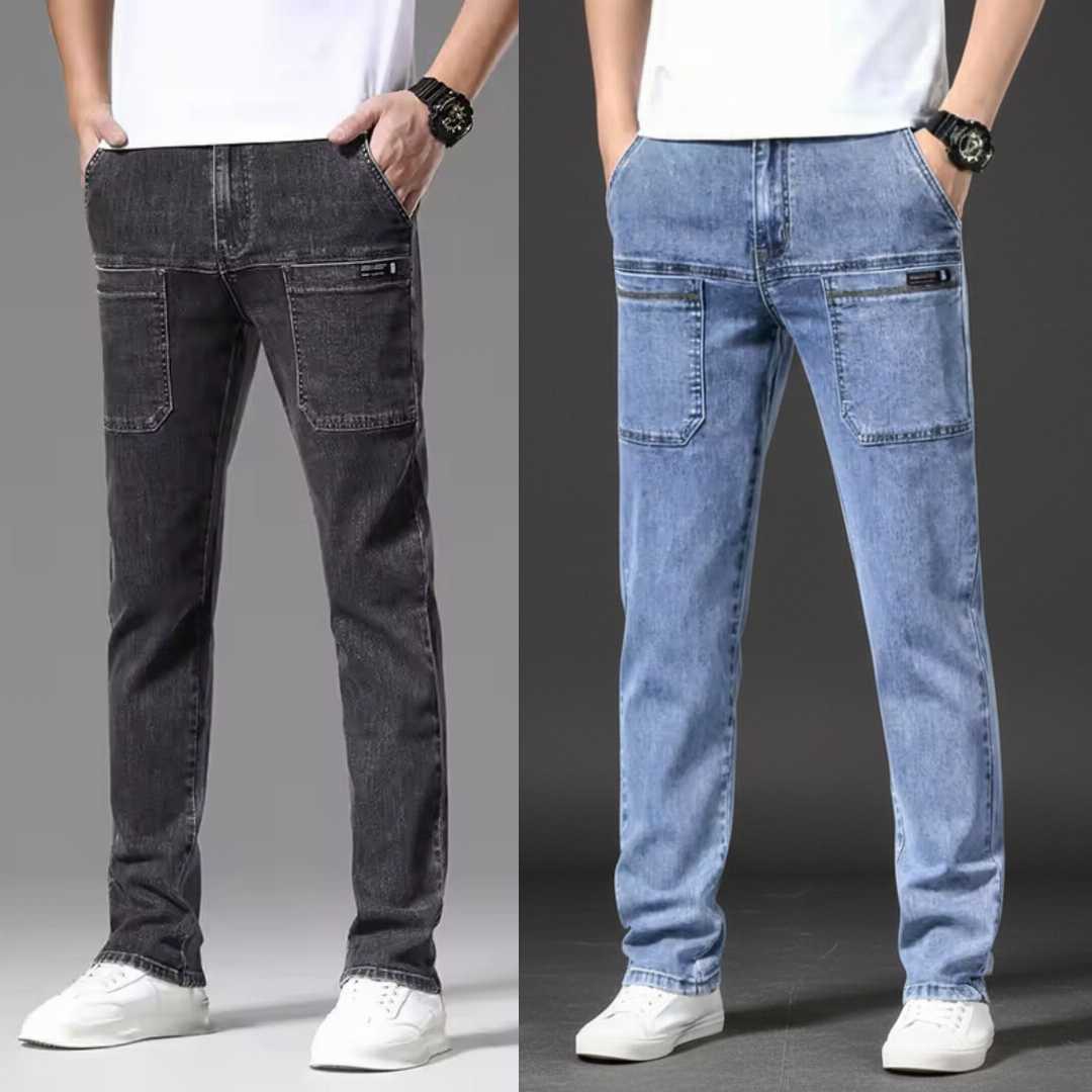 6-Pocket,Stretch,Denim,Jeans,for,Men,–,Slim,Fit,Regular,Cut