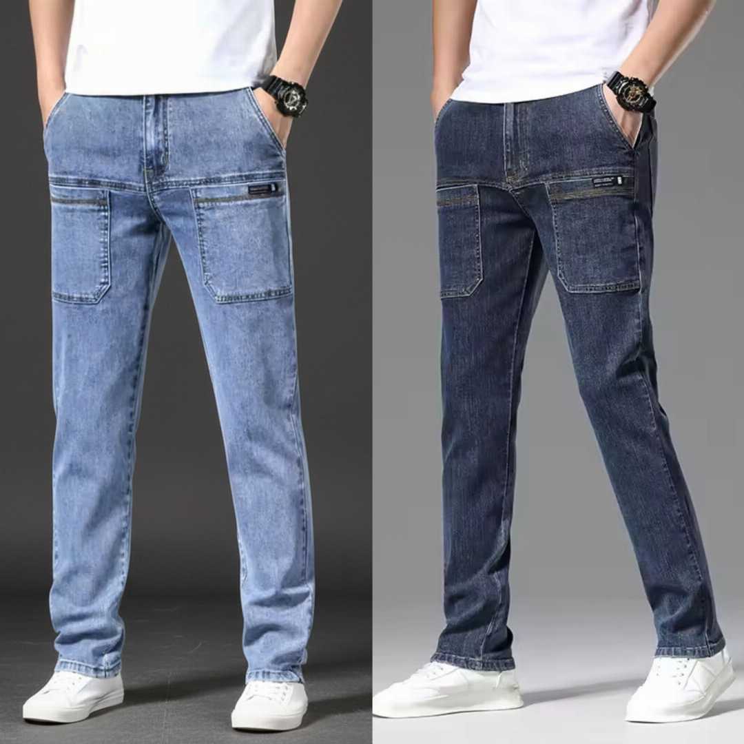 6-Pocket,Stretch,Denim,Jeans,for,Men,–,Slim,Fit,Regular,Cut
