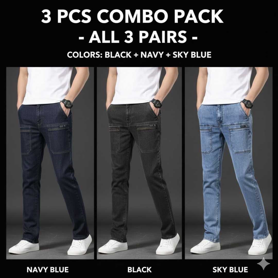 6-Pocket,Stretch,Denim,Jeans,for,Men,–,Slim,Fit,Regular,Cut