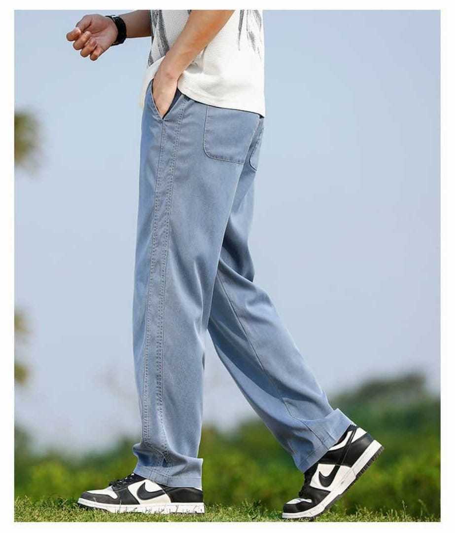 SUPER,SOFT,DENIM,TROUSER,(Black)